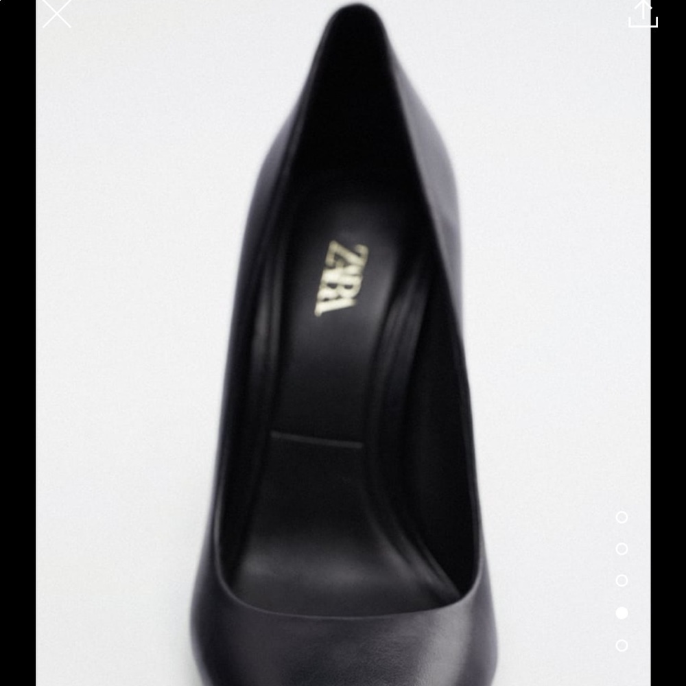 NWT  Zara high heels leather pumps - Picture 3 of 7